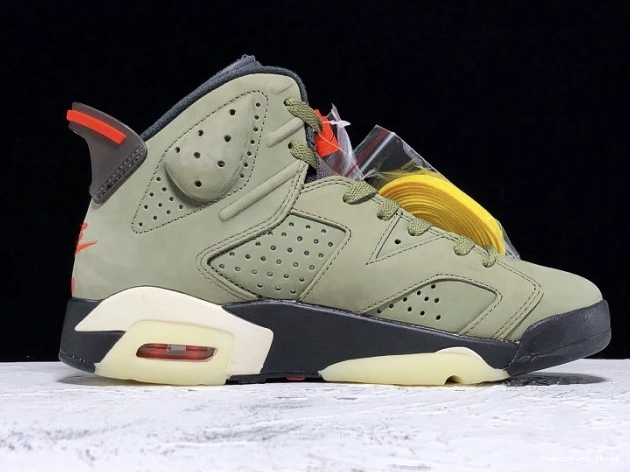 Cheap x Olive Medium CN1084-200 Travis 6 Jordan Scott Air 0823